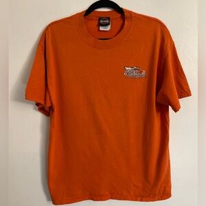 Harley Davidson Orange Short Sleeve Tee